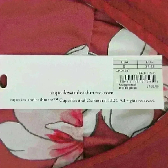 Cupcakes & Cashmere Womens S Blouse NWT $108 - Picture 3 of 3